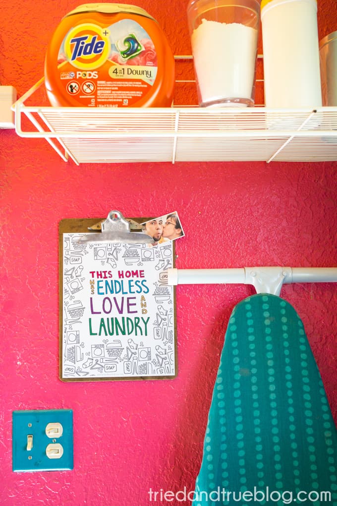 Love and Laundry Coloring - Laundry Room 2