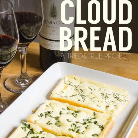 This gluten-free Herb Cloud Bread Appetizer is super easy to make and pairs wonderfully with wine!